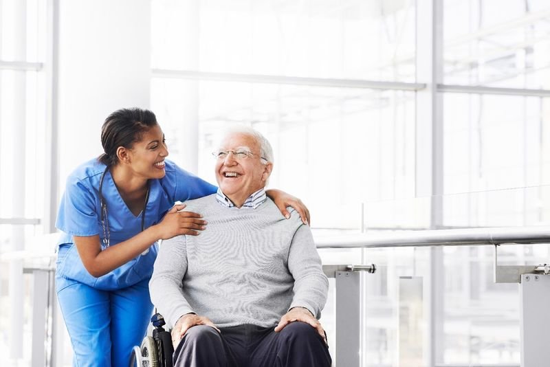Therapist working with a patient